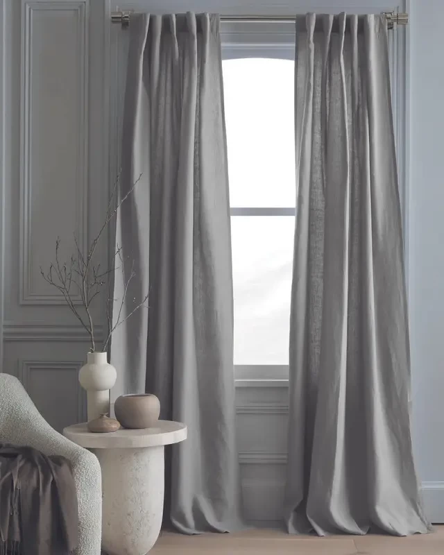 Curtains Natural Linen voile