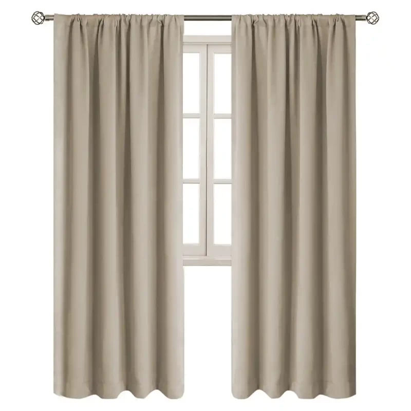 Blackout Luxury Palace Curtains - Off-White image