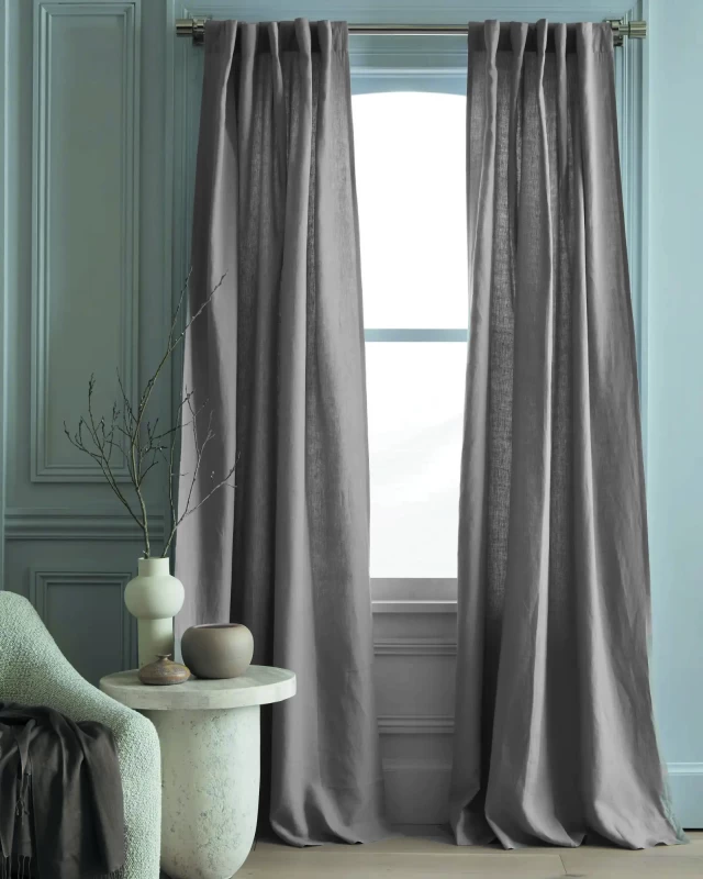 Curtains Natural Linen voile image